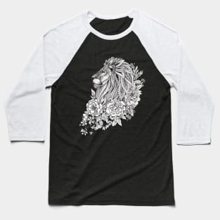 Lion Decor Baseball T-Shirt